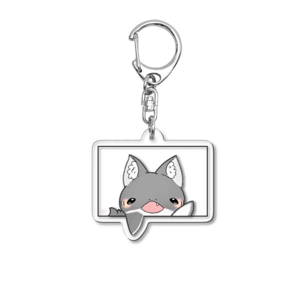 いなりのとびだすキツネザメ Acrylic Key Chain