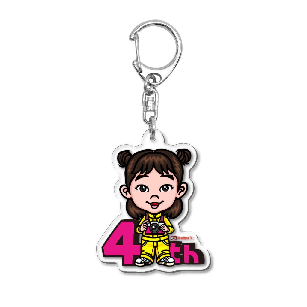 れのれらTVのれおな４歳記念グッズ（限定生産） Acrylic Key Chain