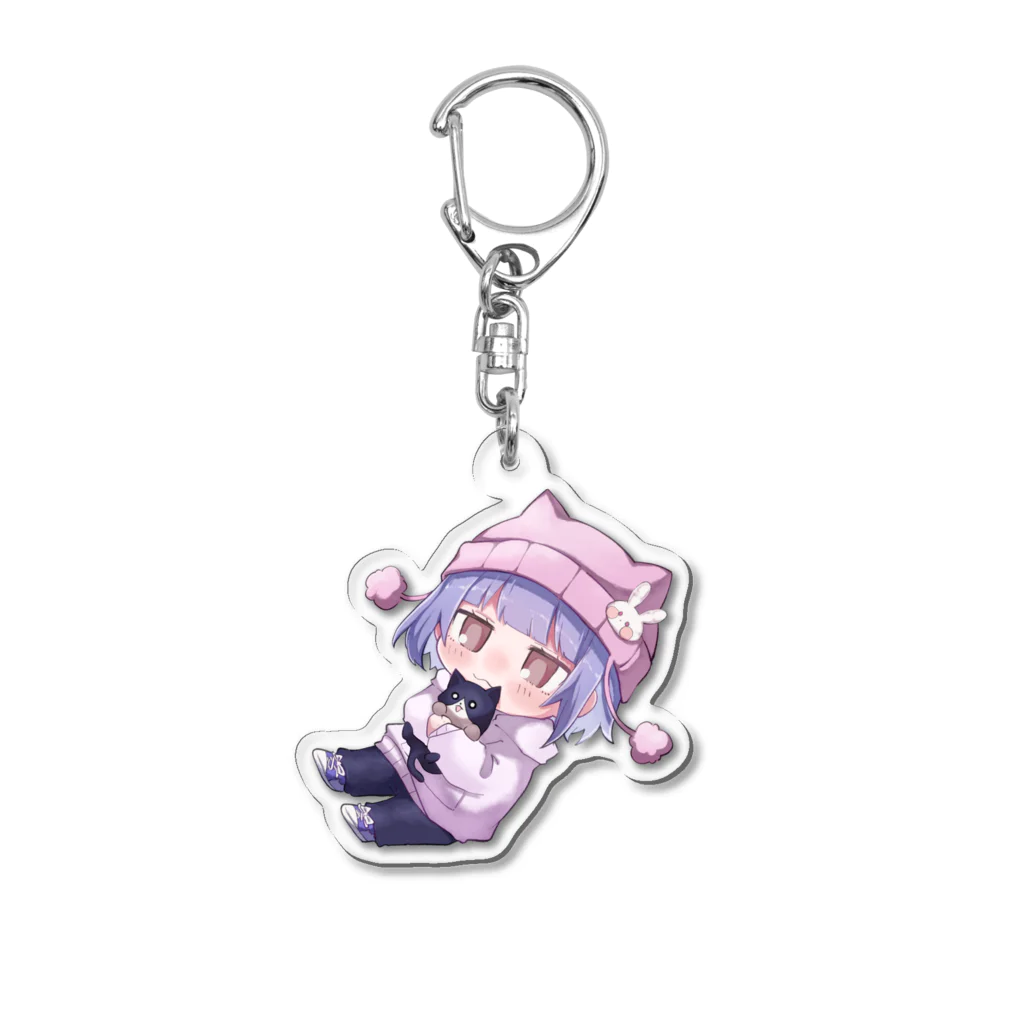 かげこ☠️💜のかげことはちわれ Acrylic Key Chain