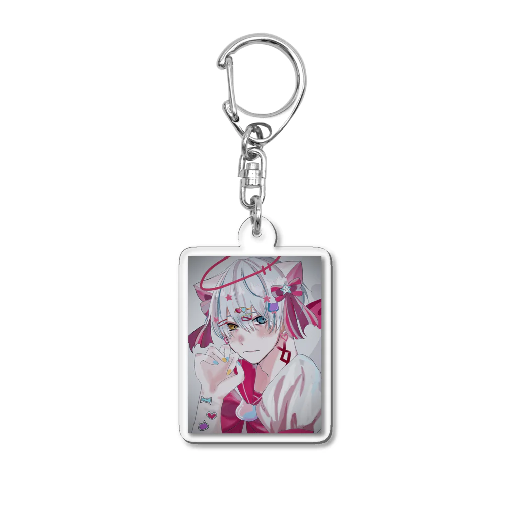 らーゆの🎀🤍くん Acrylic Key Chain