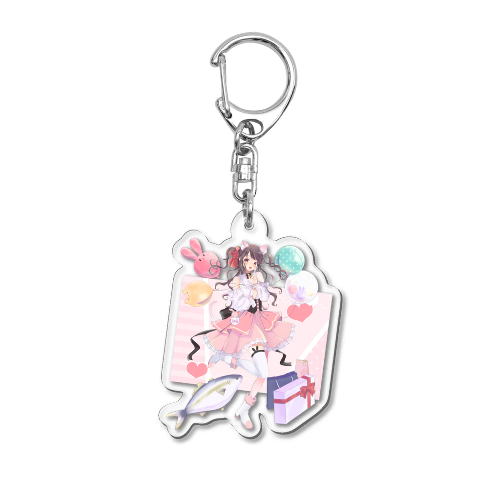 兎苺 みう🐇🍓の兎苺 みう🍓 2022年Birthday記念グッズ🎁 Acrylic Key Chain