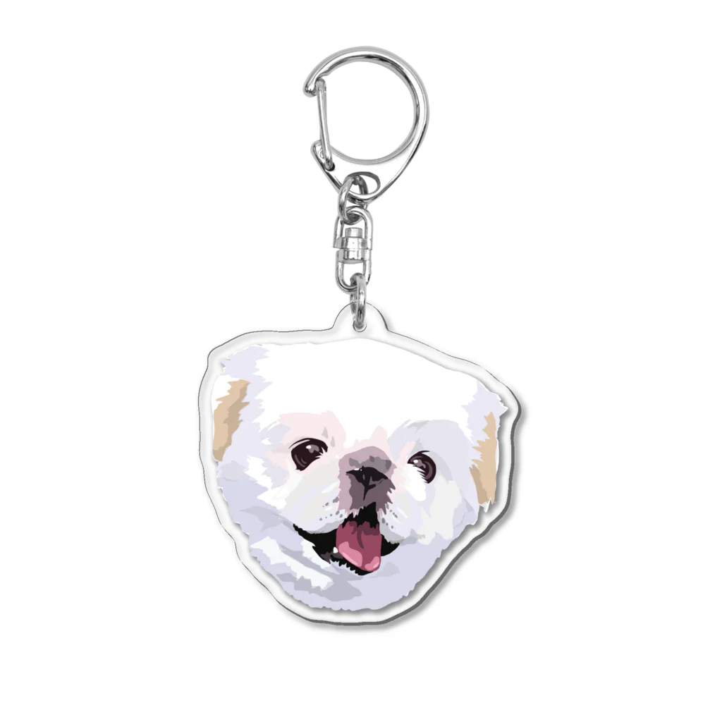 井上アフターバーナーのまつげくん Acrylic Key Chain