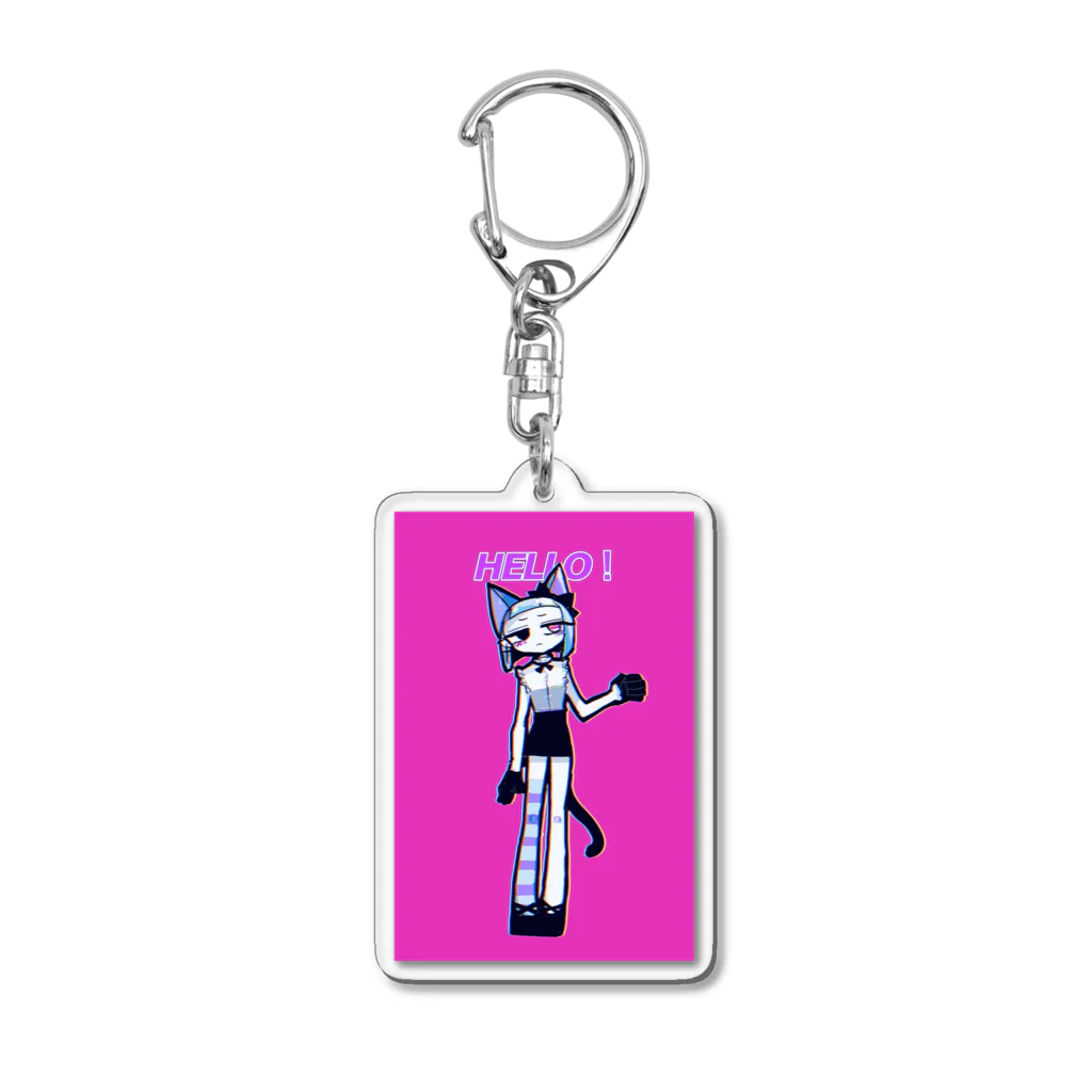 NEOshopのHELLO！ Acrylic Key Chain