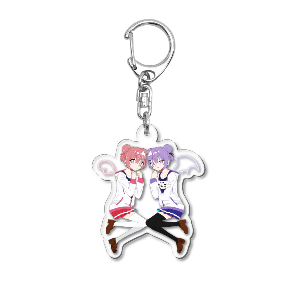 YMのかに子＆やみ子ちゃん Acrylic Key Chain