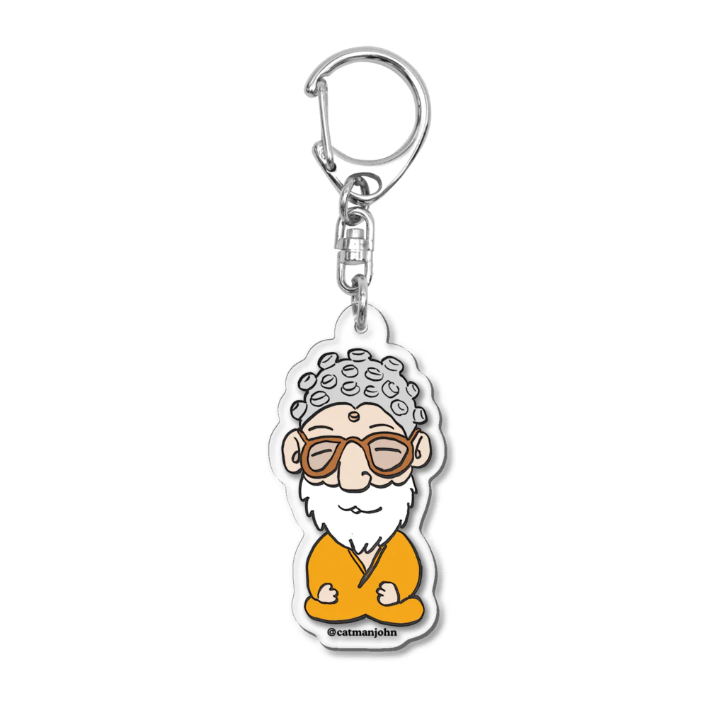 catmanjohn〜猫男じょんのぶつを（仏男じょん） Acrylic Key Chain