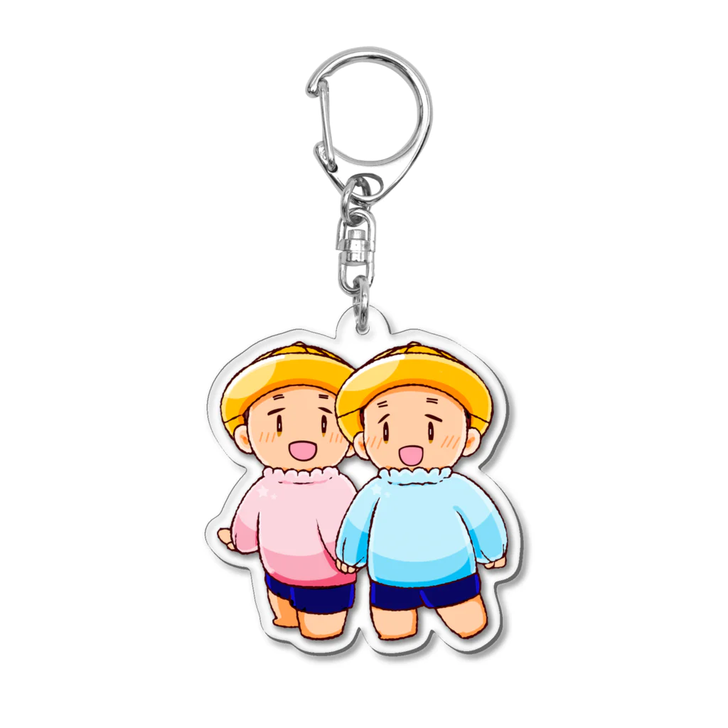 ぱるまな倶楽部の12星座☆ふたご座ちゃん Acrylic Key Chain