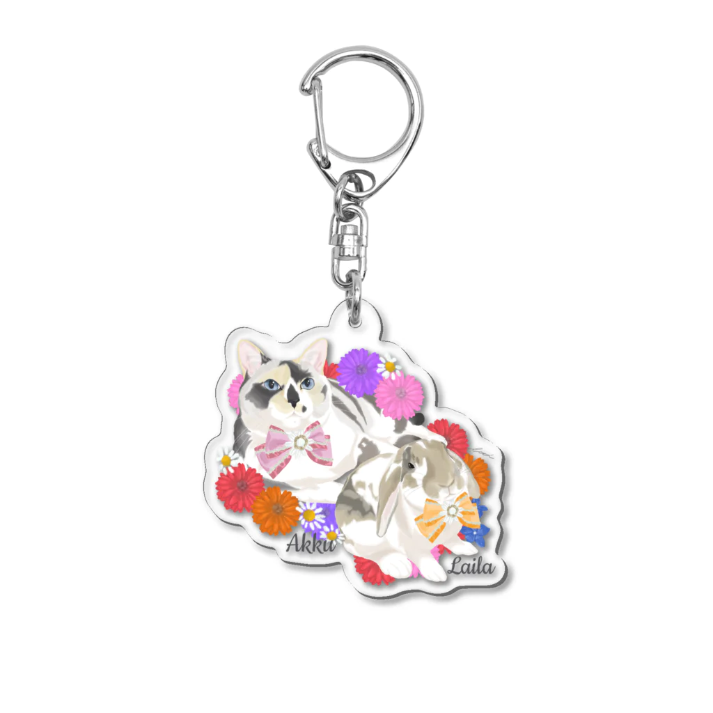 Letiのあっく、來羅 Acrylic Key Chain