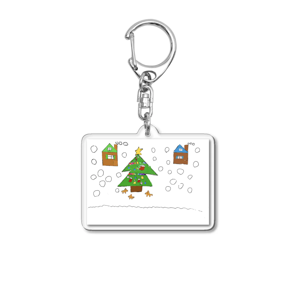 lukanose-kidsのクリスマス Acrylic Key Chain