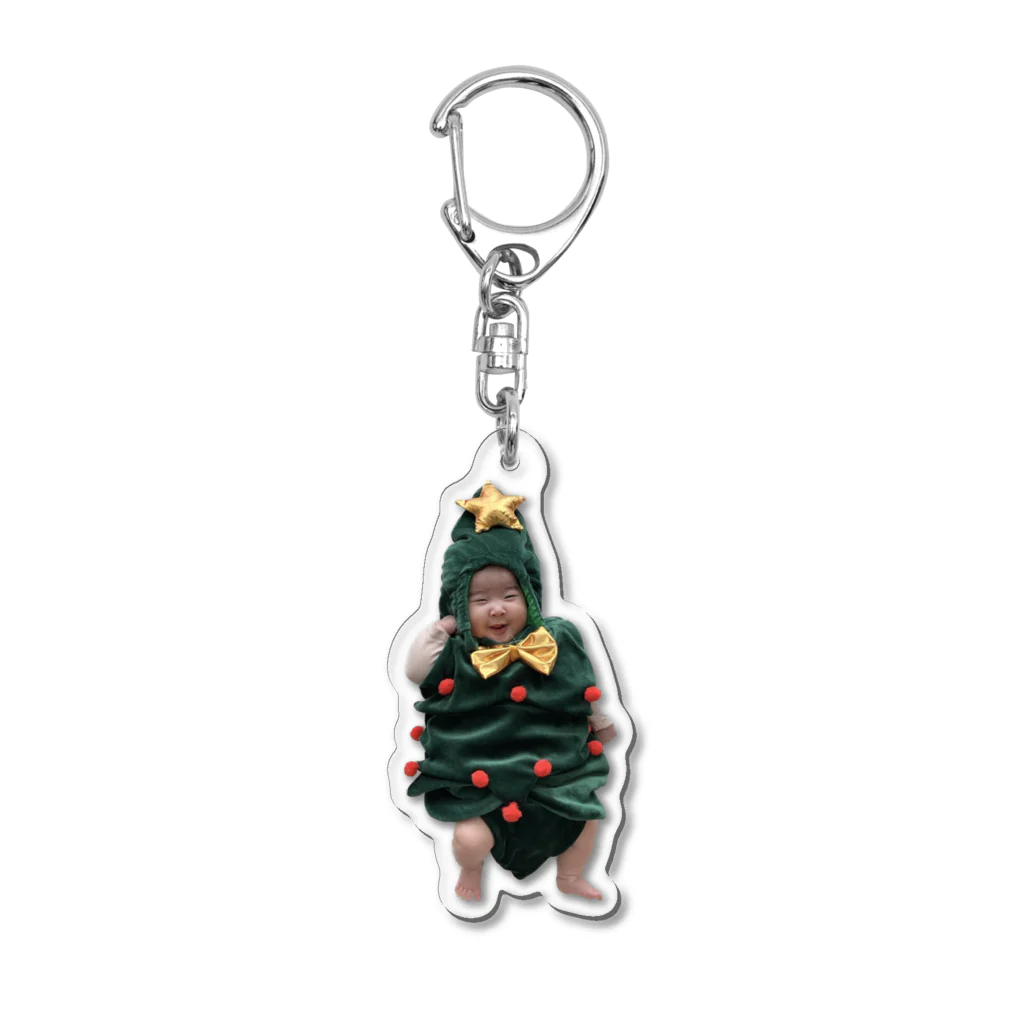 スシヤマのクリスマス Acrylic Key Chain