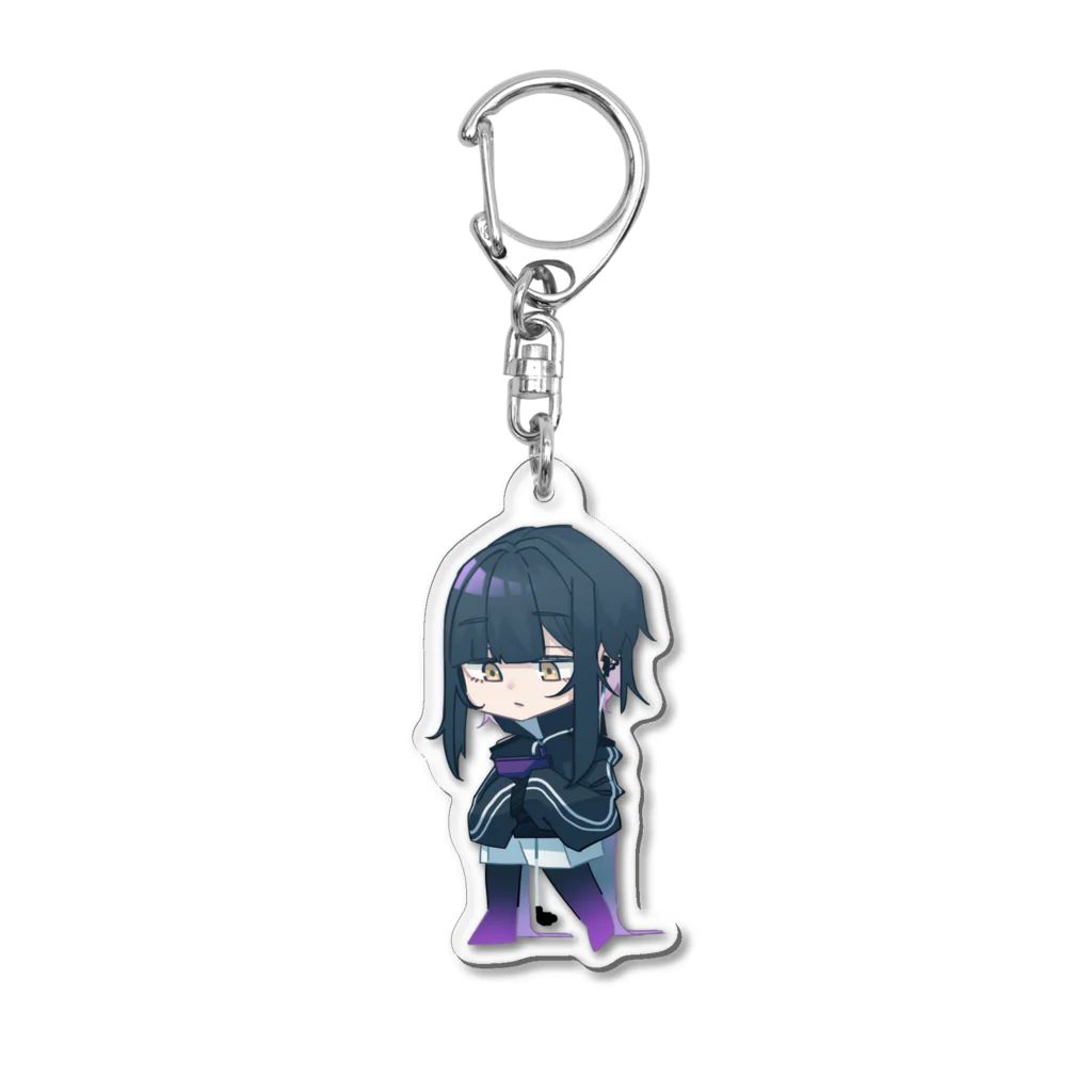 不紫黒コウ【Fushiguro Kou】Vtuberのふっしーアクキー Acrylic Key Chain