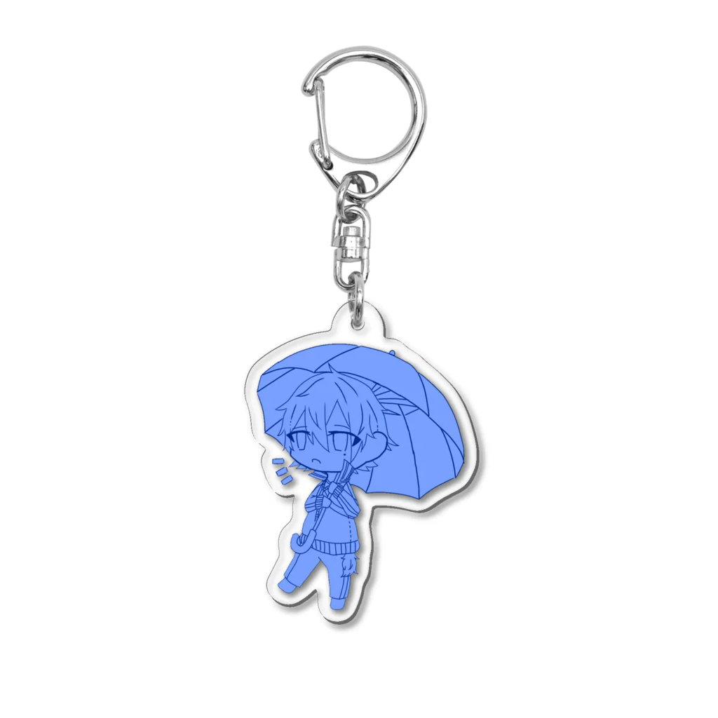 おちゃん（琉音）/ｸﾘｽﾏｽﾈｯﾌﾟﾘ固ﾂｲのお試し傘さし Acrylic Key Chain