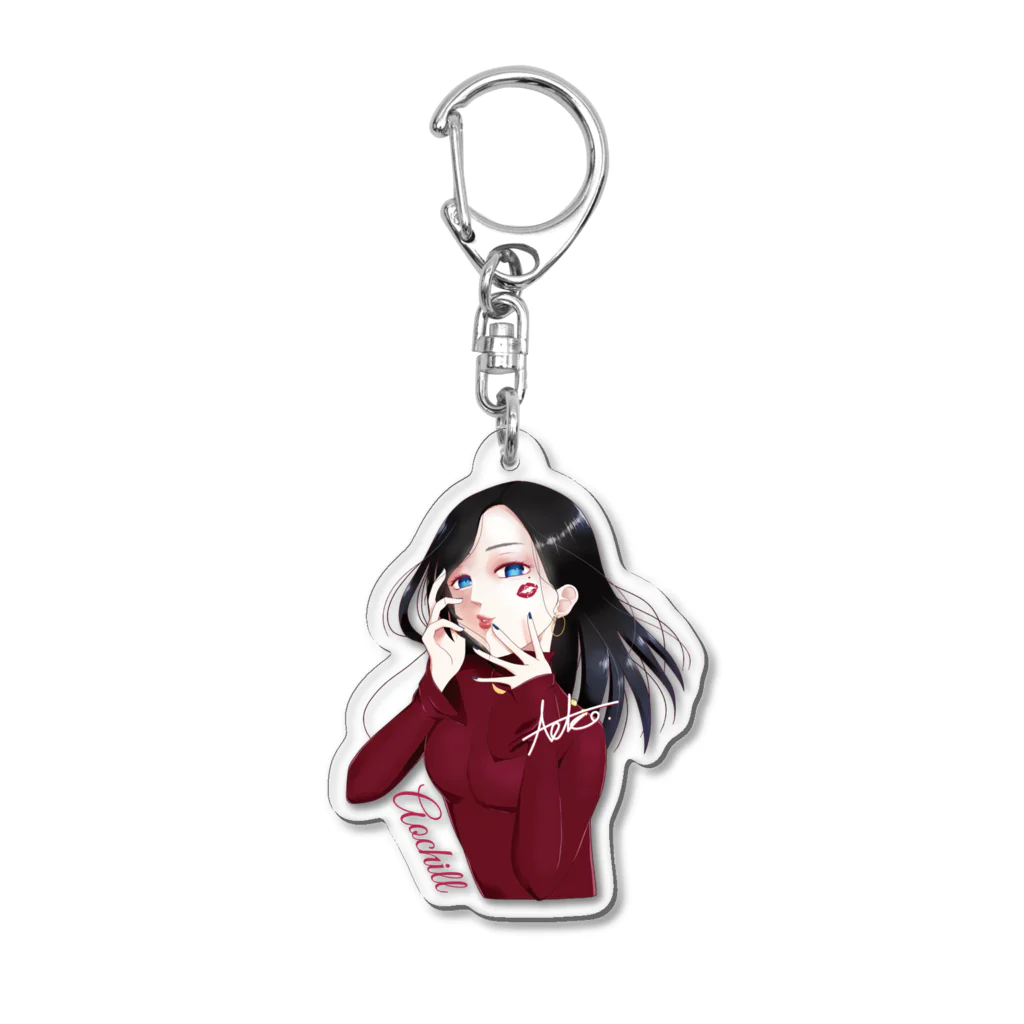 変態淑女のお茶会 WEB SHOPの青チルのためのアクキー Acrylic Key Chain