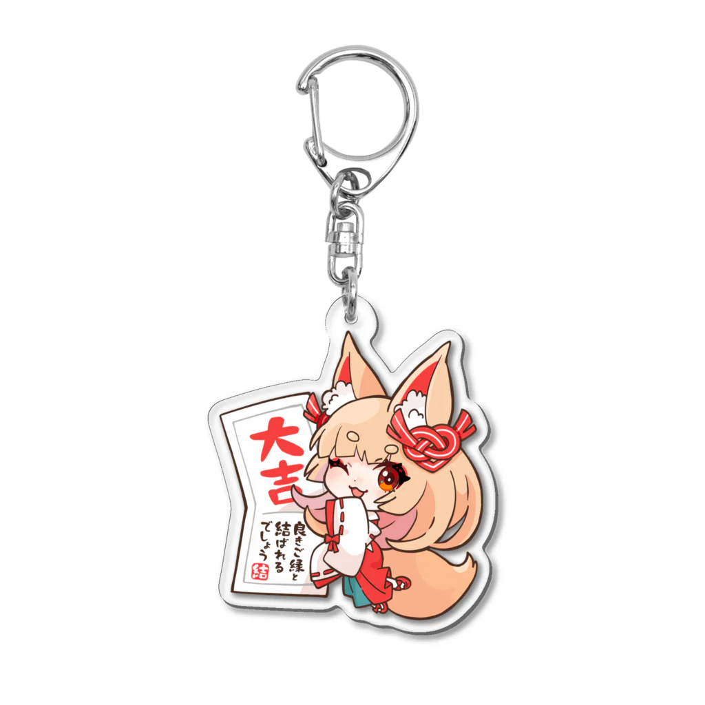 こんこんいなり商店の大吉いなりちゃんアクキー Acrylic Key Chain