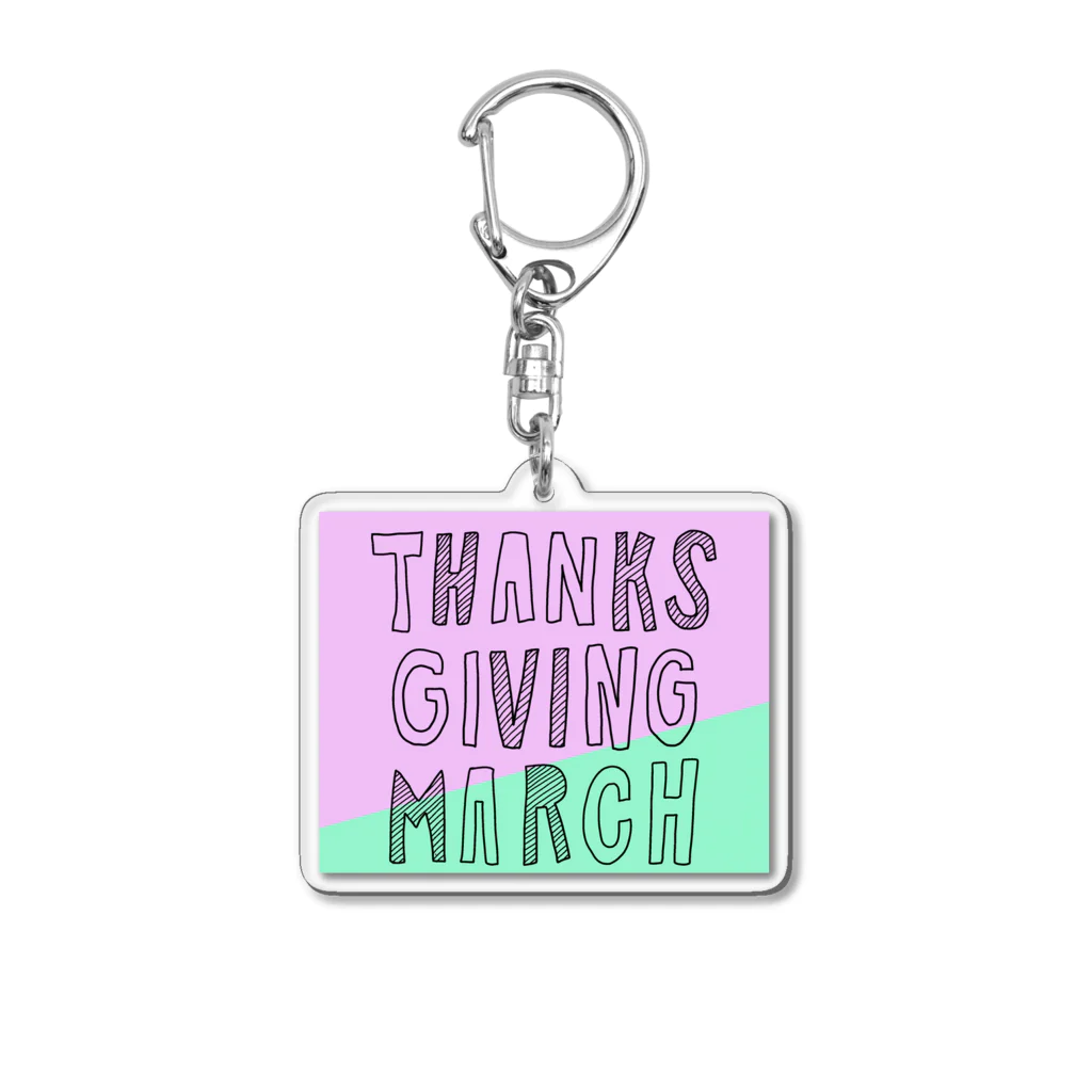 dearCricketの初ワンマンライブ『THANKS GIVING MARCH』 Acrylic Key Chain