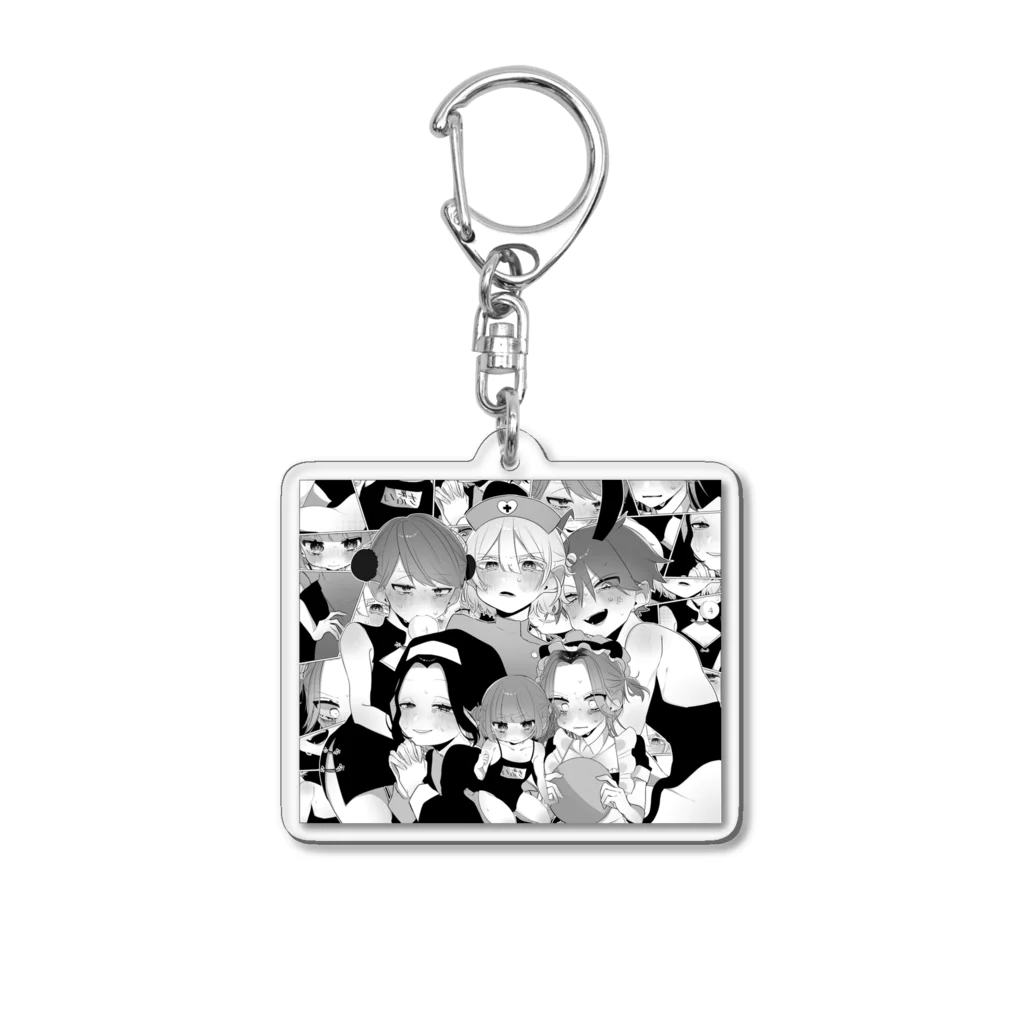 モマ@の女装男子シリーズ Acrylic Key Chain