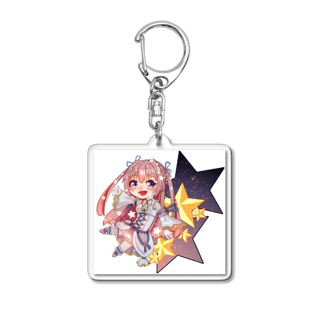 早雨だいず/Vライバーのキラキラお星様な早雨 Acrylic Key Chain