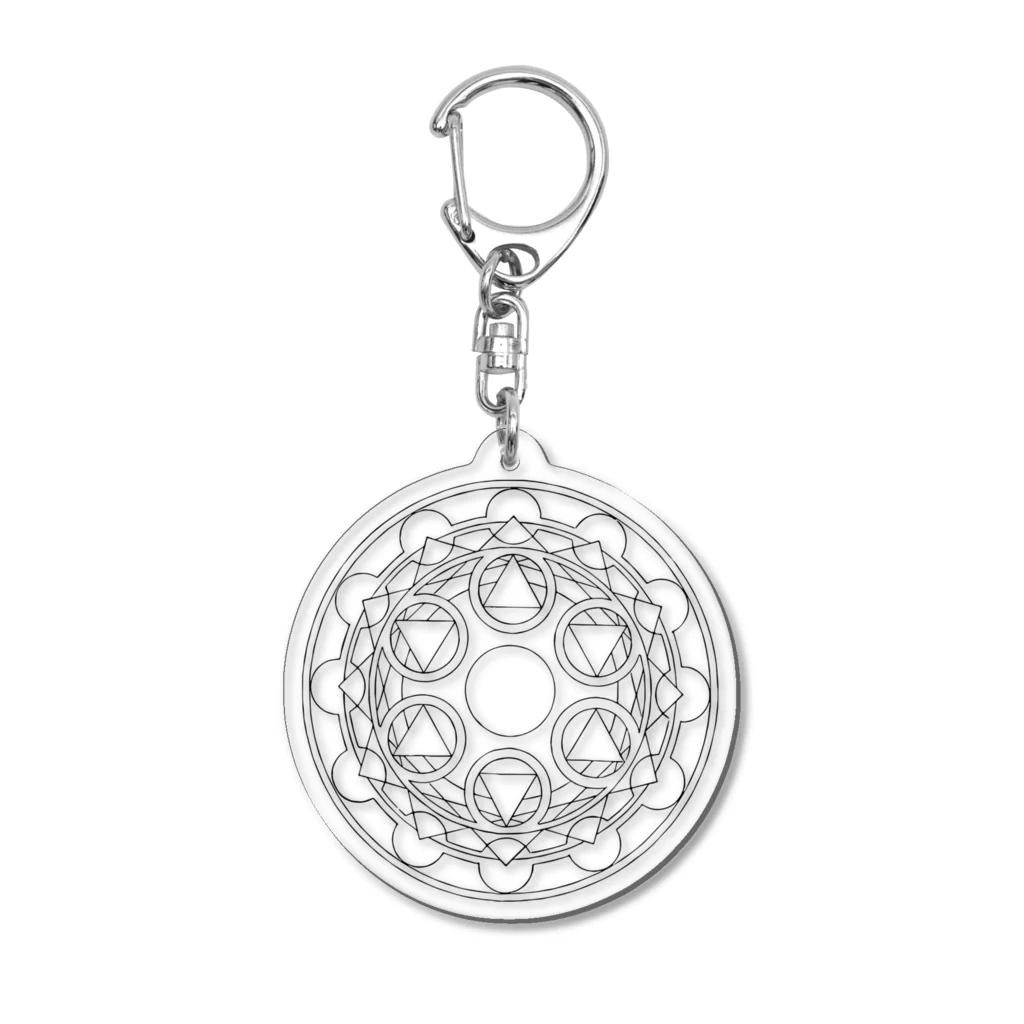 KITTOWEの魔法陣25 Acrylic Key Chain