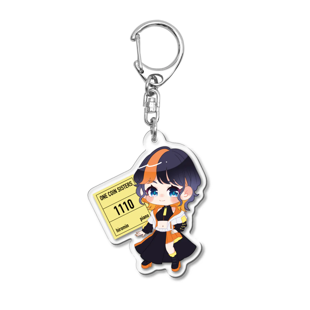ONE COIN SISTERSのデフォルメ_ヒロミン Acrylic Key Chain