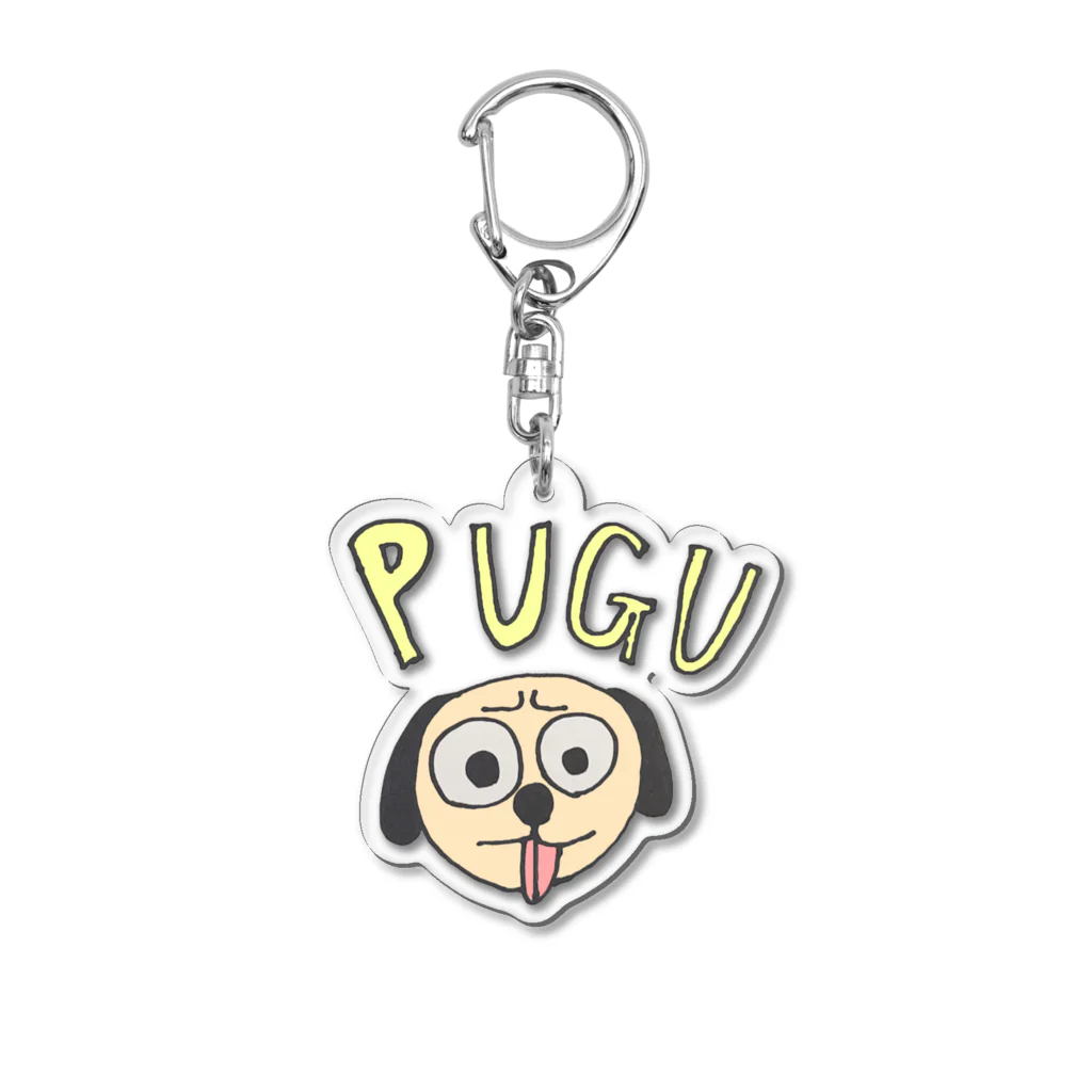 ズンズンポイポイショップのPUGU Acrylic Key Chain