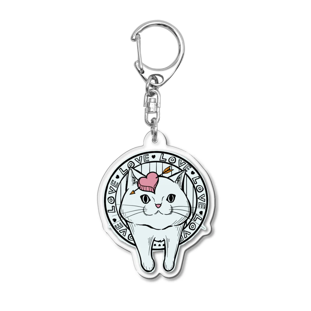 TAKE-TONのネコラブ Acrylic Key Chain