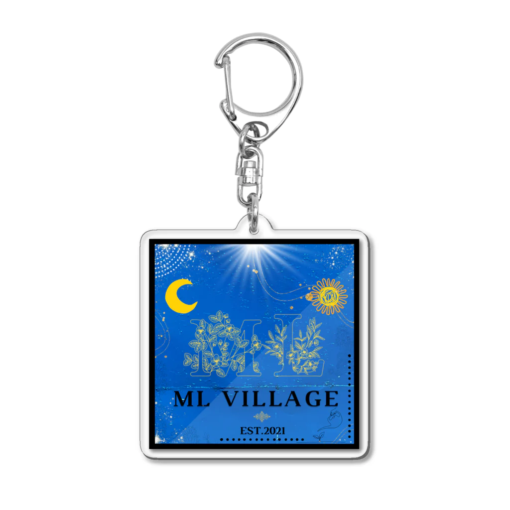 松田悟志のアートな小部屋のML VILLAGE Acrylic Key Chain