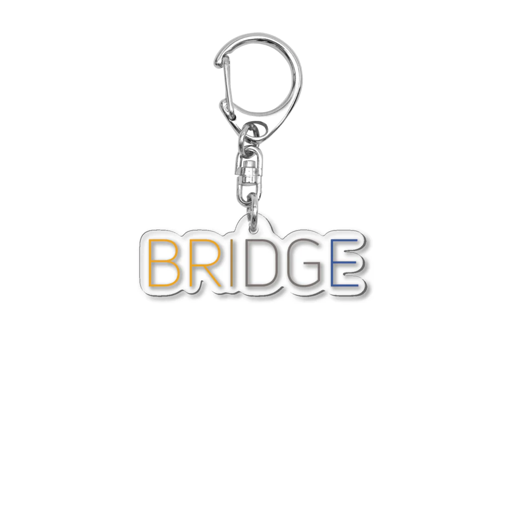 BRIDGE【ブリッジ】公式ショップのBRIDGEロゴ アクリルキーホルダー