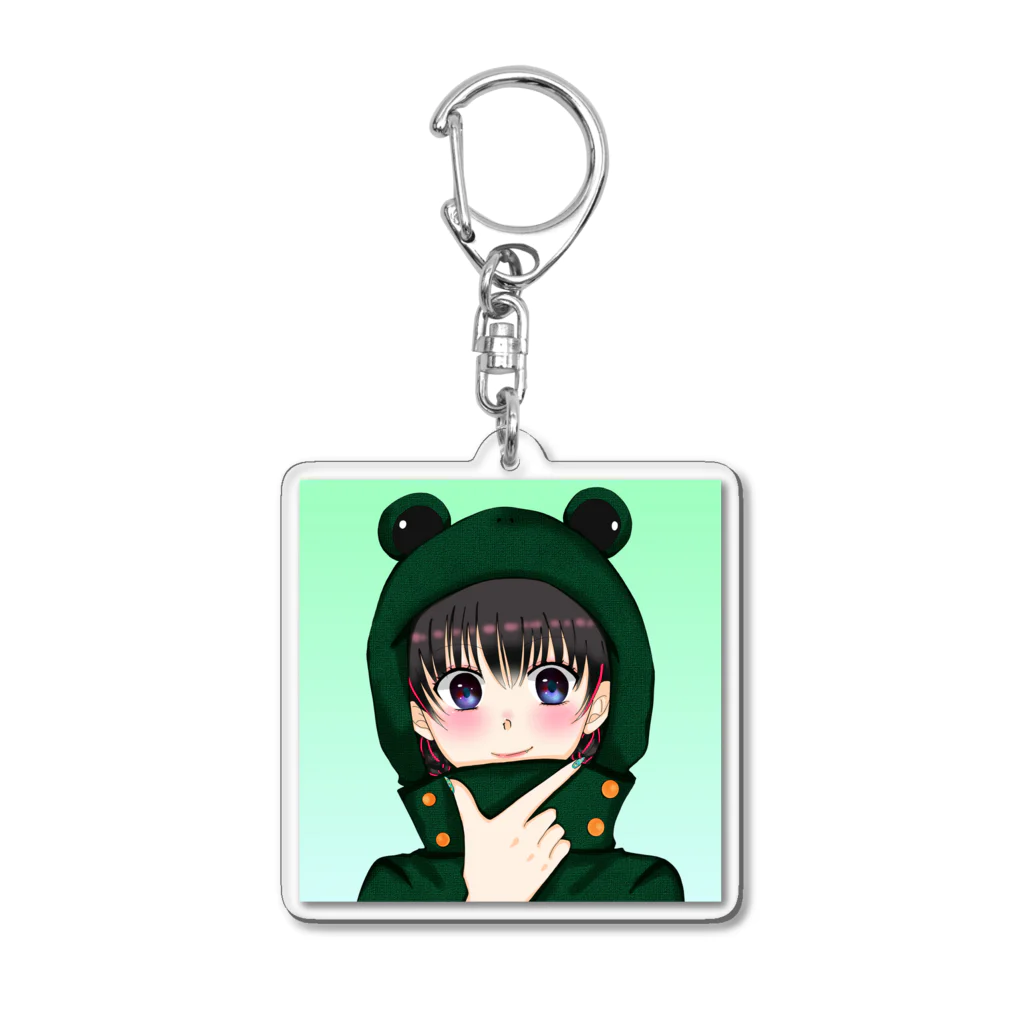 ALBIONのアニマルパーカー*カエルちゃん Acrylic Key Chain