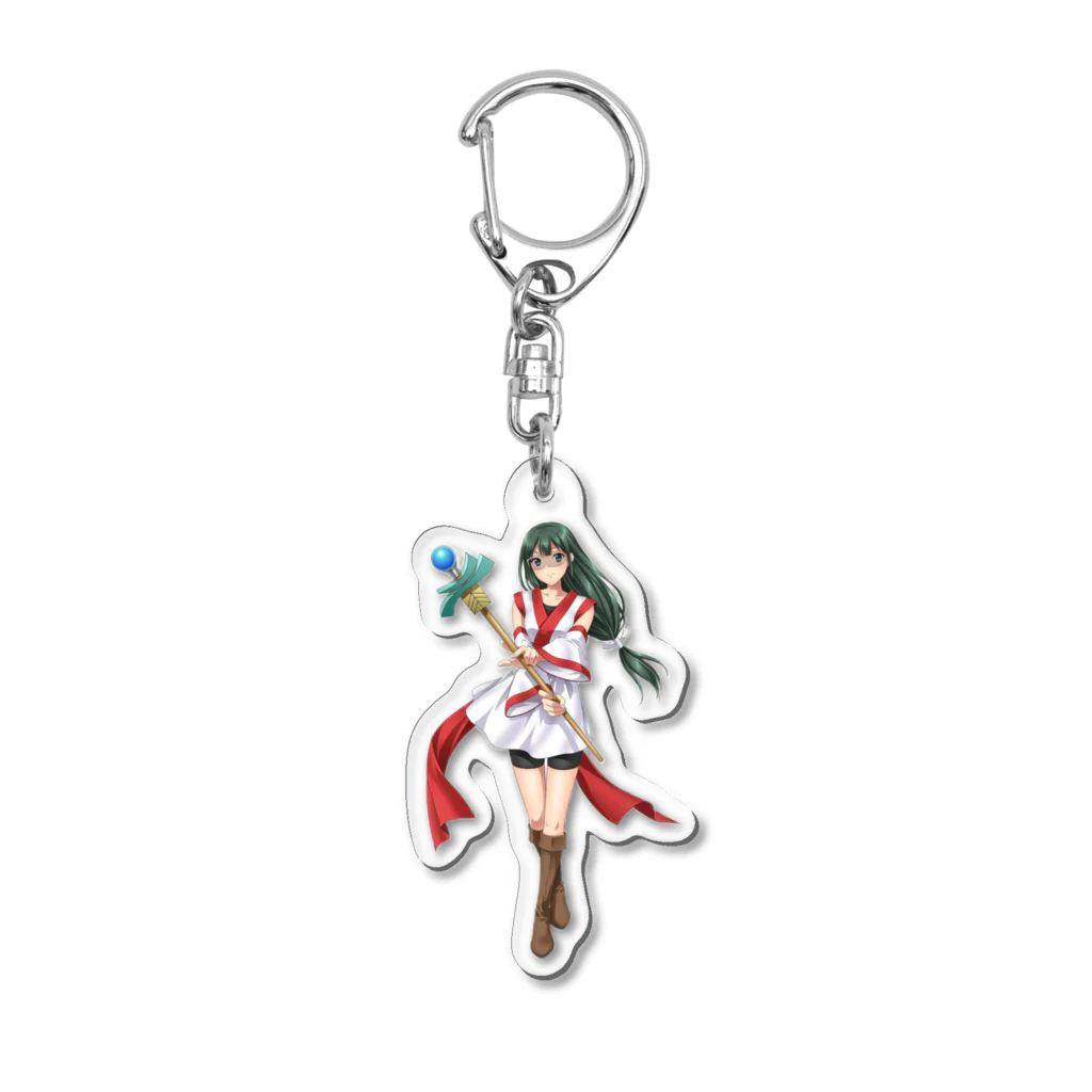 トチノキッド in SUZURIの精霊巫女いろは Acrylic Key Chain