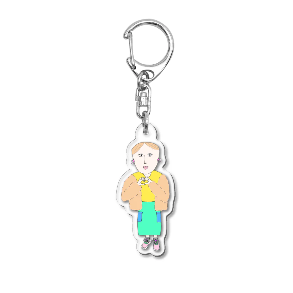 MIHOの個性派お洒落さん　キーコ Acrylic Key Chain