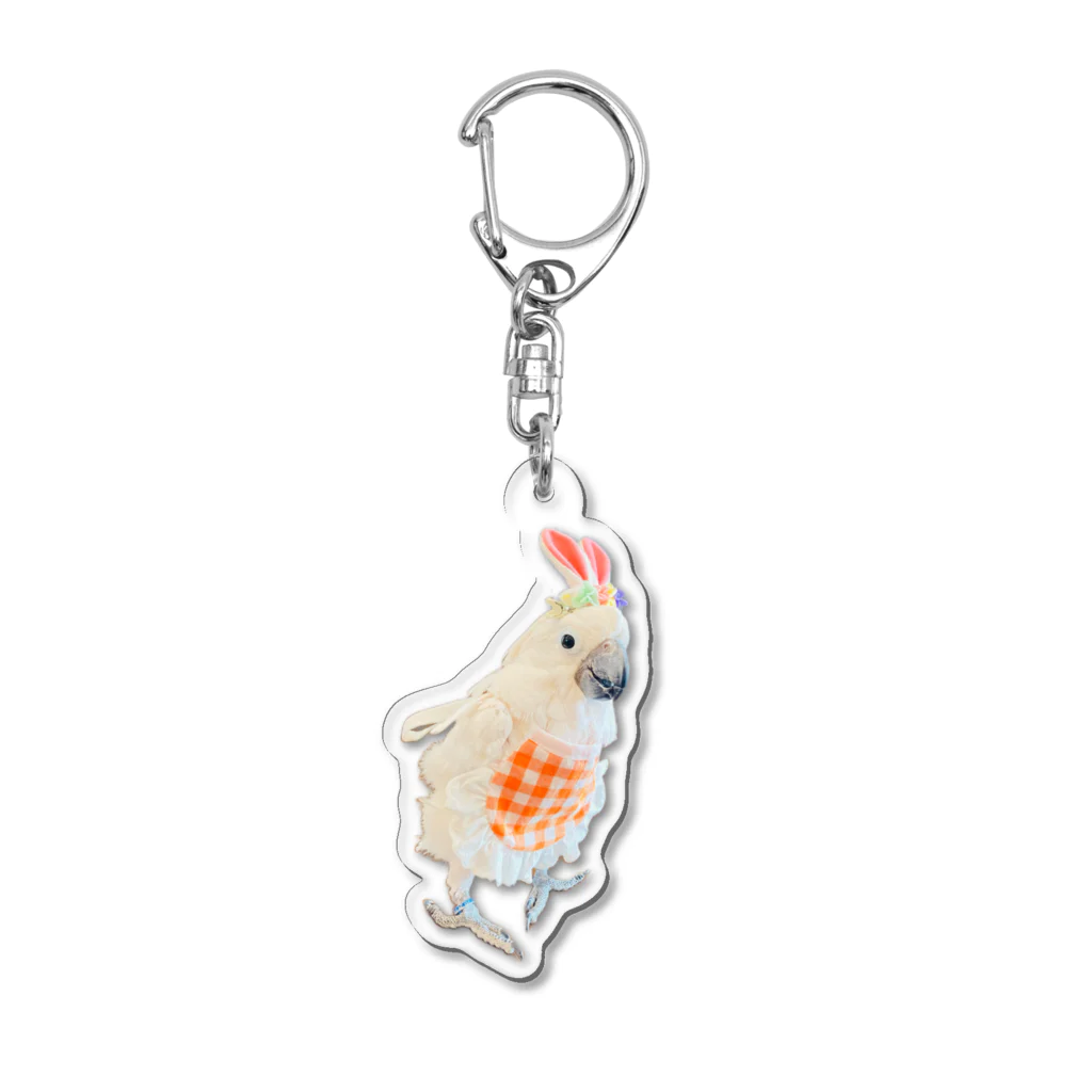 トコトコわた子のわたウサちゃん Acrylic Key Chain