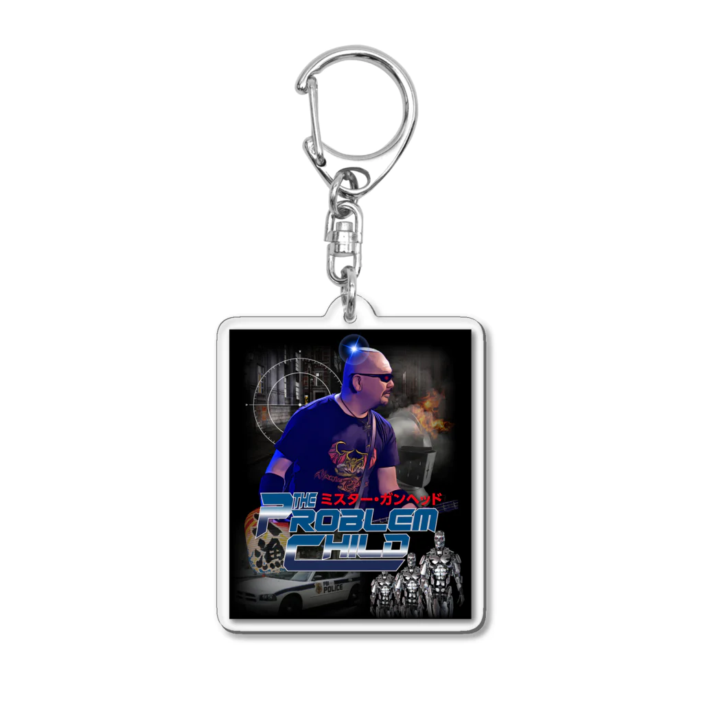 The Problem Child ShopのMr.Gunhed　特性グッズ Acrylic Key Chain