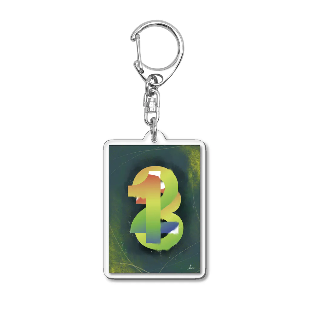 UmechanchanのNumbering Acrylic Key Chain