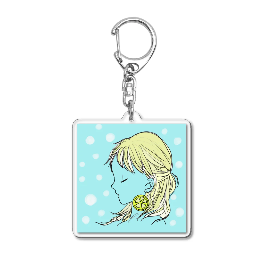 黄昏ガール powered by soro_fufuの黄昏girlNFT_0010.remonsoda Acrylic Key Chain