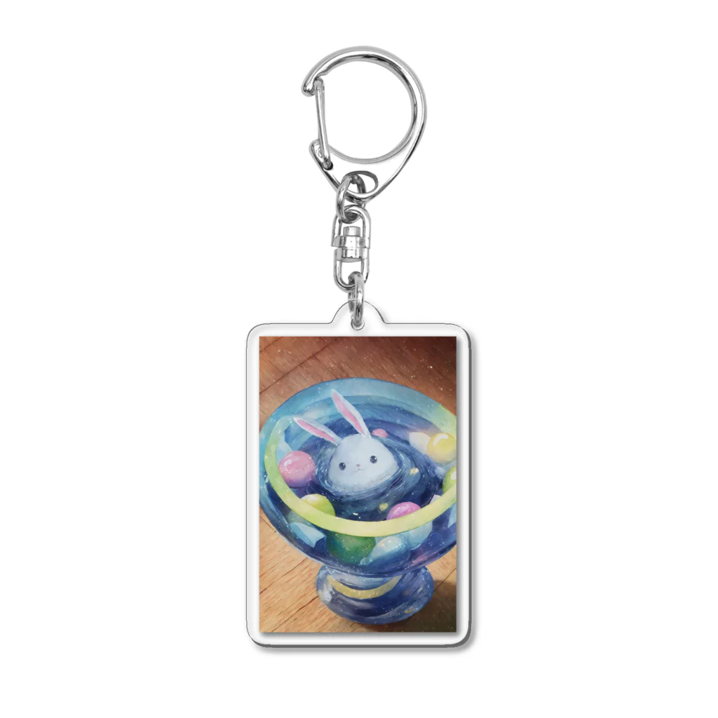 Waterミズワリのバニラビット Acrylic Key Chain