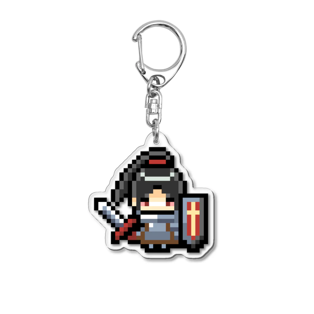 ぱるまな倶楽部のドット絵物語♡勇者vsドラゴン 勇者ver. Acrylic Key Chain