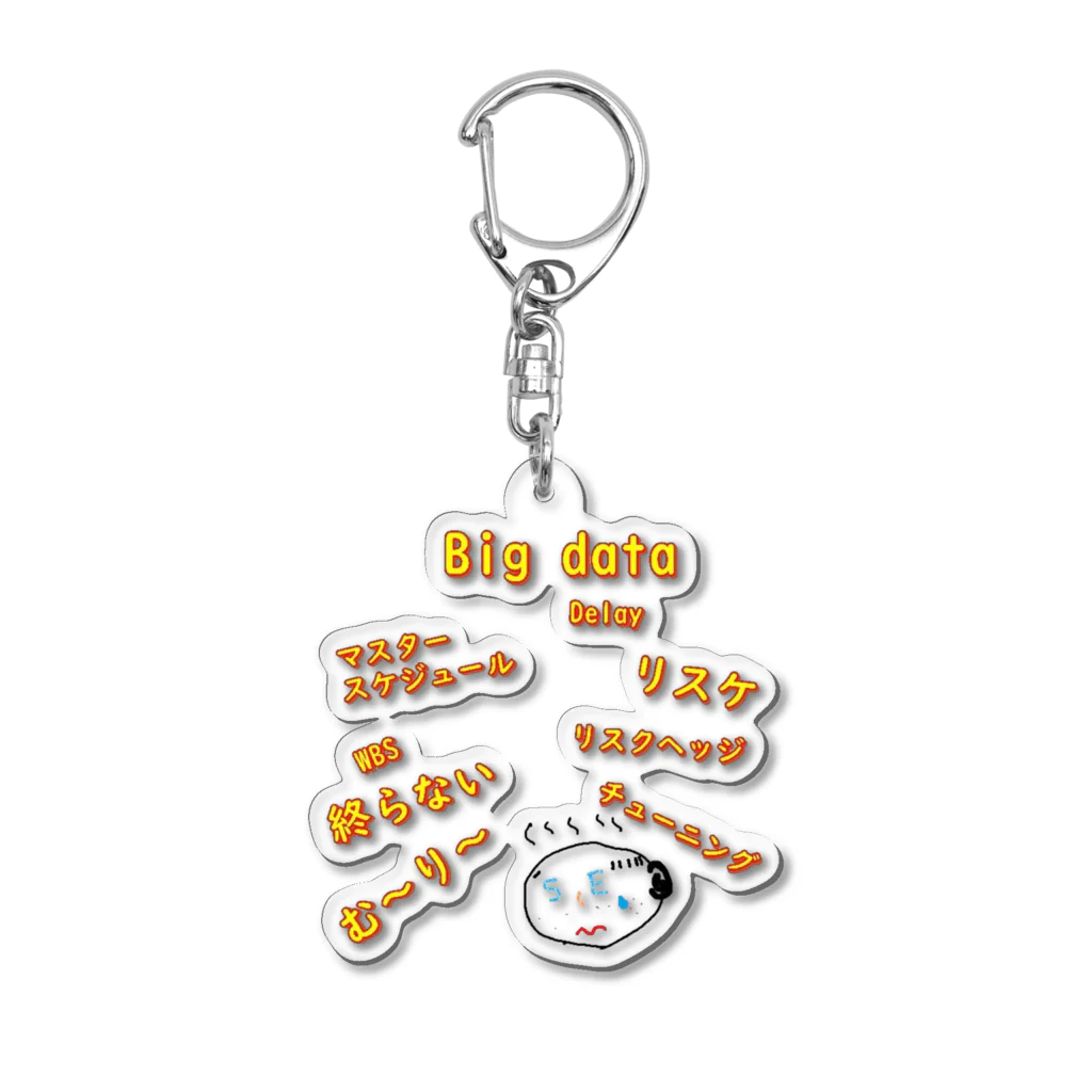 tyabu_lateの苦労の絶えない！ＳＥ Acrylic Key Chain