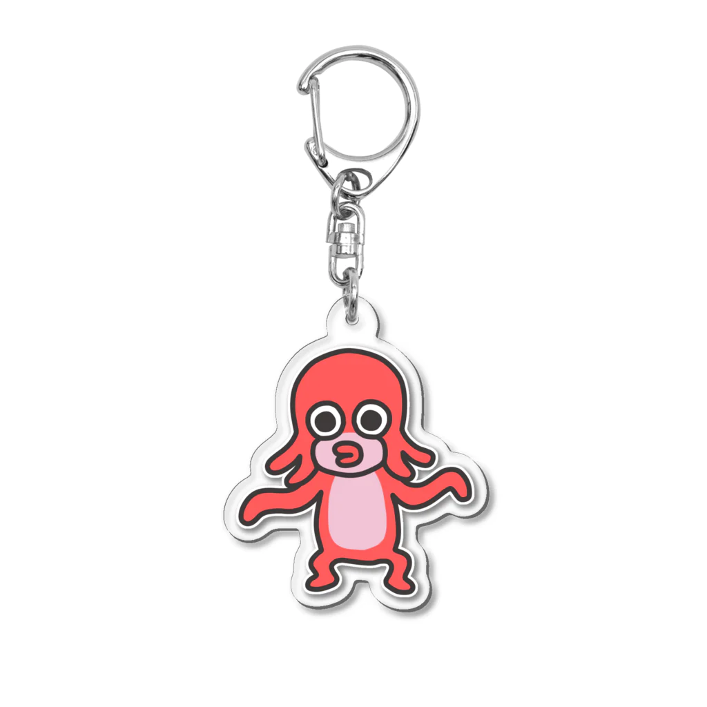 ぷなりつのタコウインナー星人 Acrylic Key Chain