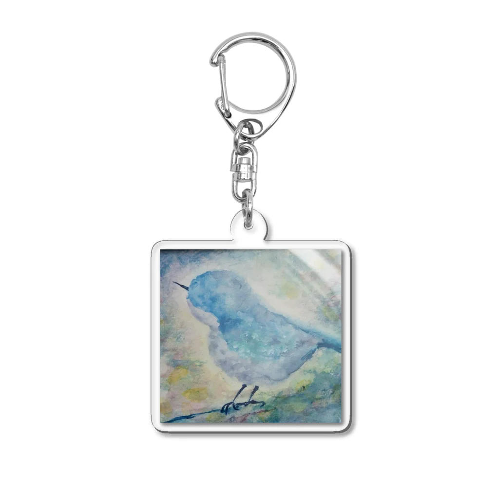 IRODORIYA　幸せの青い鳥の幸せの青い鳥 Acrylic Key Chain