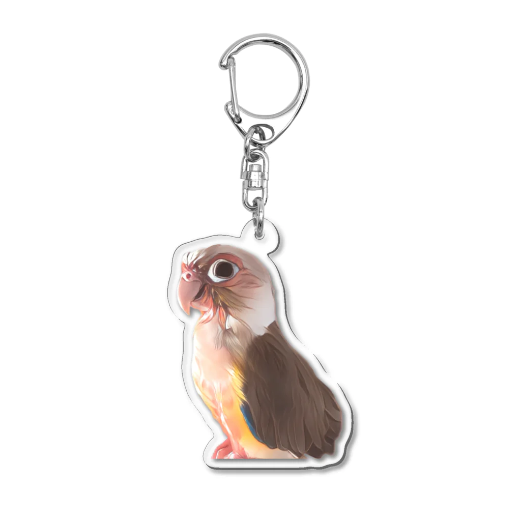 ちたchi.taのぶんこイラスト Acrylic Key Chain