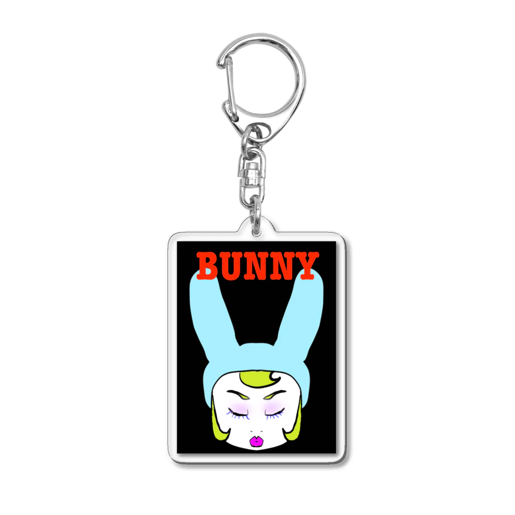 mamo〜のBunny girl Acrylic Key Chain