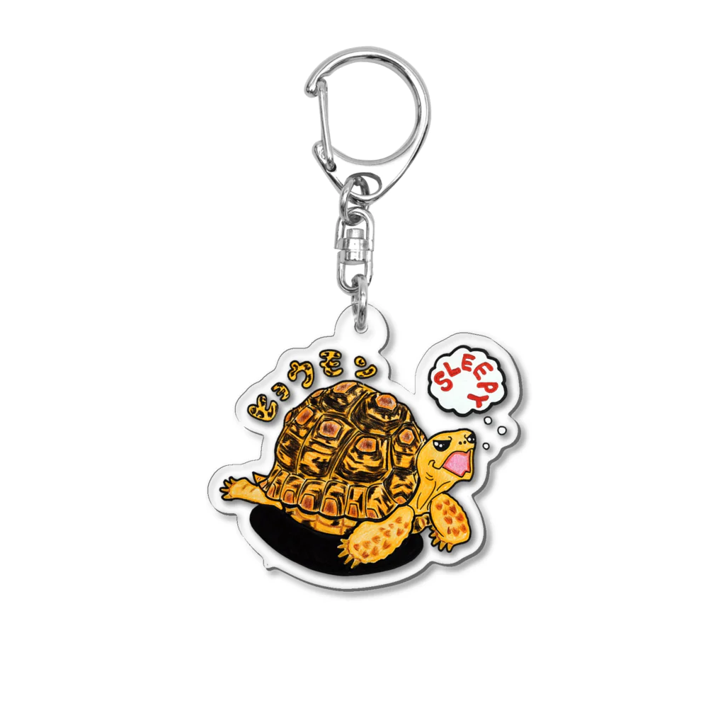 ぶろっこのヒョウモンリクガメくん（弾4弾） Acrylic Key Chain