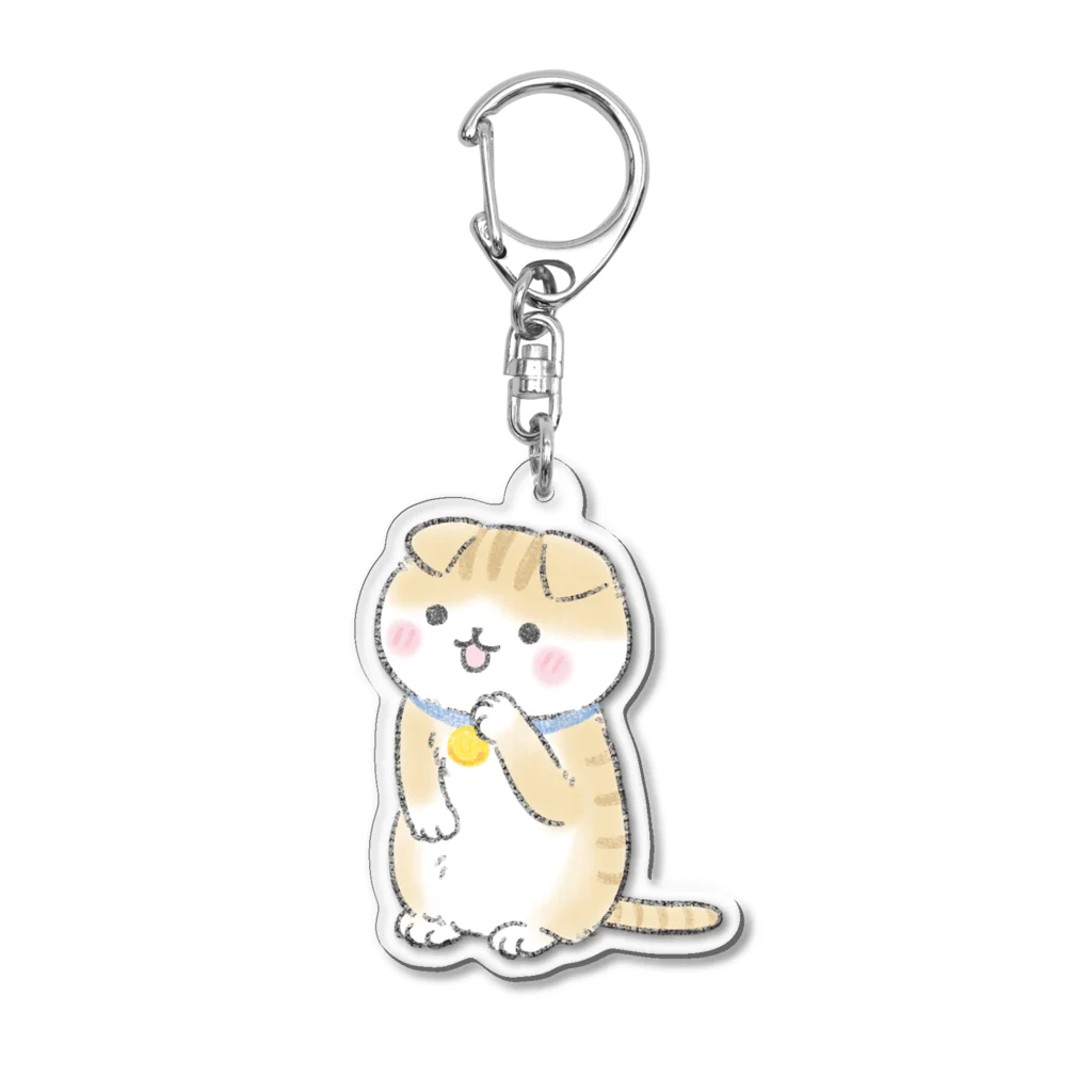 ねこたつ Official Shopのだいふく（スコティッシュ）キーホルダー Acrylic Key Chain