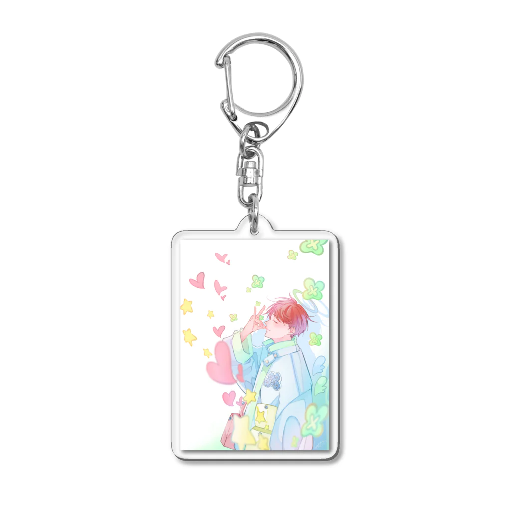 はんだやじるしの幸せを願って、天使より Acrylic Key Chain