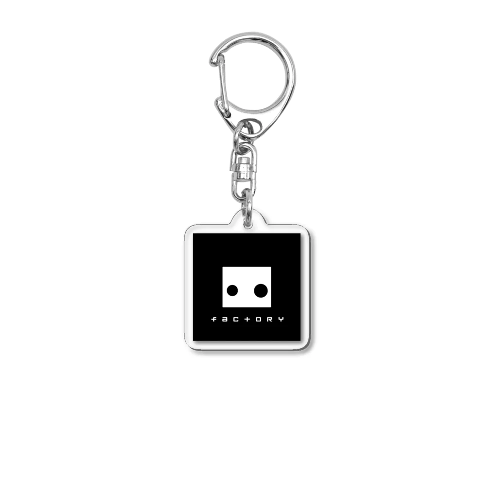 SquareHeadFactoryのSquareHeadFactoryロゴ Acrylic Key Chain