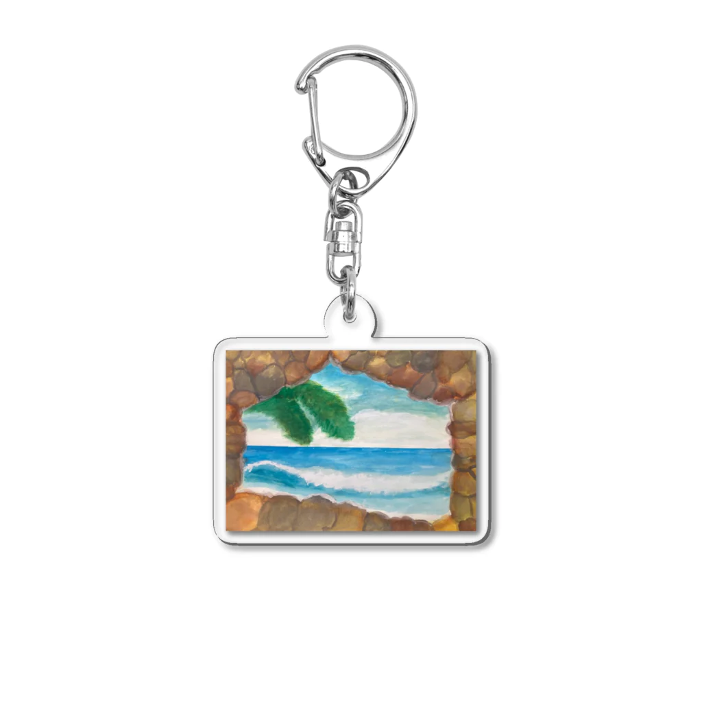 popomoの常夏大好き Acrylic Key Chain