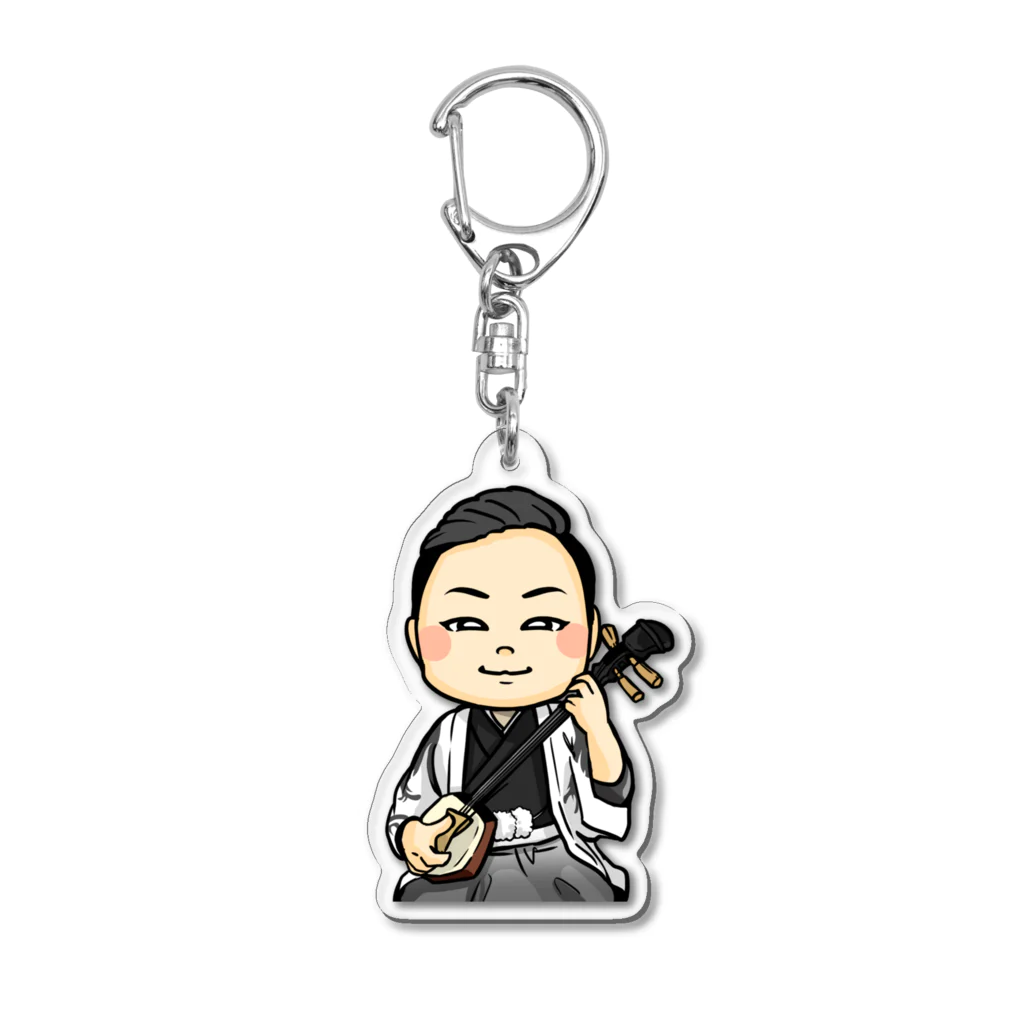 津軽三味線絃龍会の龍ちゃん Acrylic Key Chain