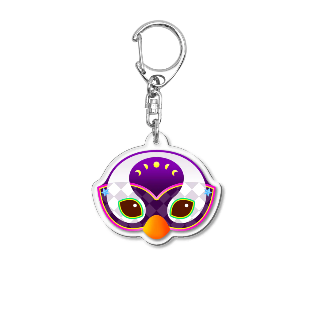 chelsieのジェンツーペンギンマスカレードマスク Acrylic Key Chain