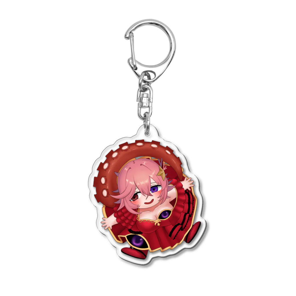 個人Vtuberテンタクル七海ショップSUZURI支店のぺったんテンタクル七海 Acrylic Key Chain