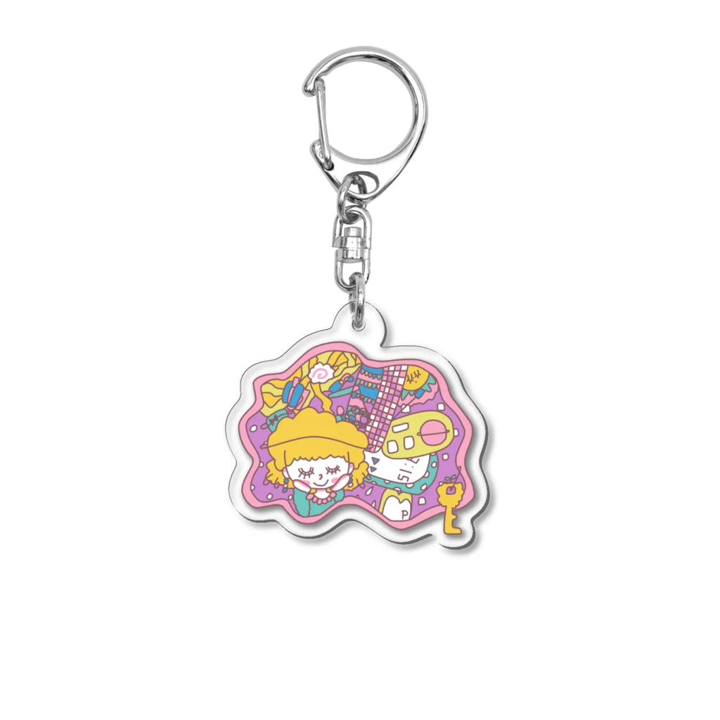 midreamの中身が見えちゃんちゃん Acrylic Key Chain