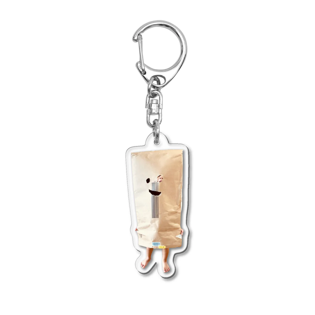 ミラクルラボのPAPER-BAG-3 Acrylic Key Chain